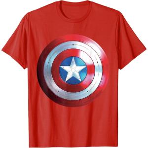 imageMarvel Studios Captain America 4 Brave New World Shield TShirtRed
