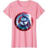 imageMarvel Captain America 4 Brave New World Shield Reflection TShirtPink