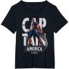 imageMarvel Captain America Brave New World New Cap Vintage TShirtBlack