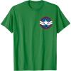 imageMarvel Captain America Brave New World Distressed Star Icon TShirtKelly Green