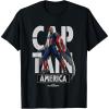 imageMarvel Captain America Brave New World New Cap Vintage TShirtBlack