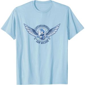 imageMarvel Captain America Brave New World New Cap Sam Wilson TShirtBaby Blue